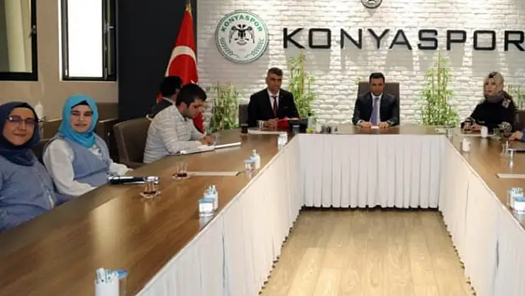 Türkiye Görme Engellilerden Konyaspor'a ziyaret