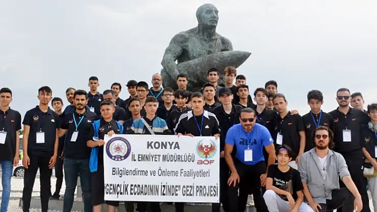 Konya Emniyetinden 'Gençlik Ecdadının İzinde' Projesi