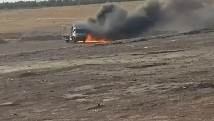 İçişleri Bakanlığı duyurdu:  Bomba yüklü kamyon imha edildi!