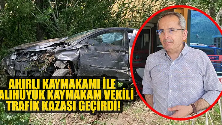 Konya'da Ahırlı Kaymakamı ile Yalıhüyük Kaymakam Vekili trafik kazası geçirdi!