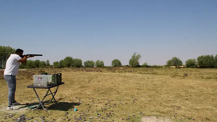 66. Uluslararası Akşehir Nasreddin Hoca Şenliği'nde trap atışı yarışması büyük ilgi gördü