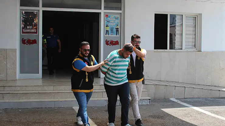 7 otomobile zarar verien şüpheli yakalandı