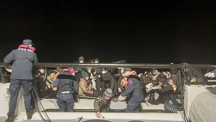 76 kaçak göçmen yakalandı