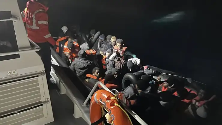 77 kaçak göçmen yakalandı