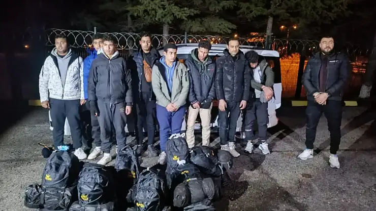 8 düzensiz göçmen yakalandı