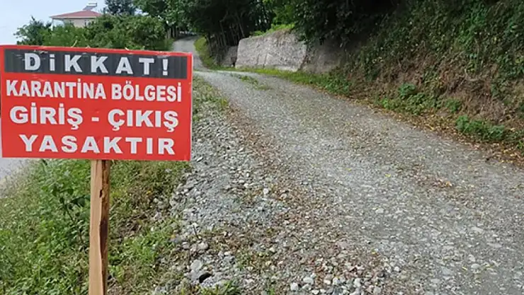 9 köy ve 1 belde karantinaya alındı