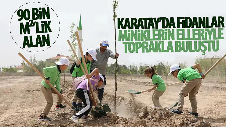 90 Bin metrekarelik alanda fidan dikildi