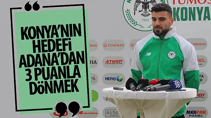 Adil Demirbağ: Adana Demirspor Maçından 3 Puanla Dönmek İstiyoruz