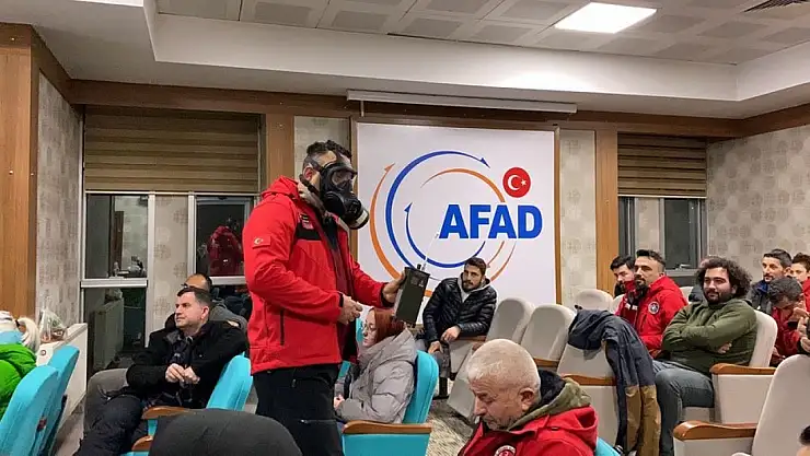 AFAD'dan tekileli madde eğitimi aldılar