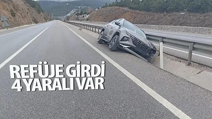 Afyonkarahisar'da kaza: 4 yaralı!