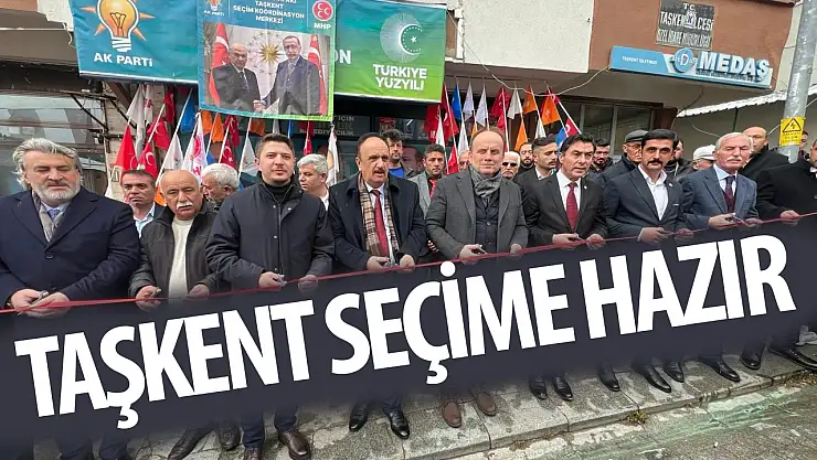 AK Parti'de seçim çalışmaları aralıksız devam ediyor: Taşkent'te seçim koordinasyon merkezi açıldı