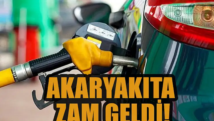 Akaryakıta bu geceden itibaren zam geldi!