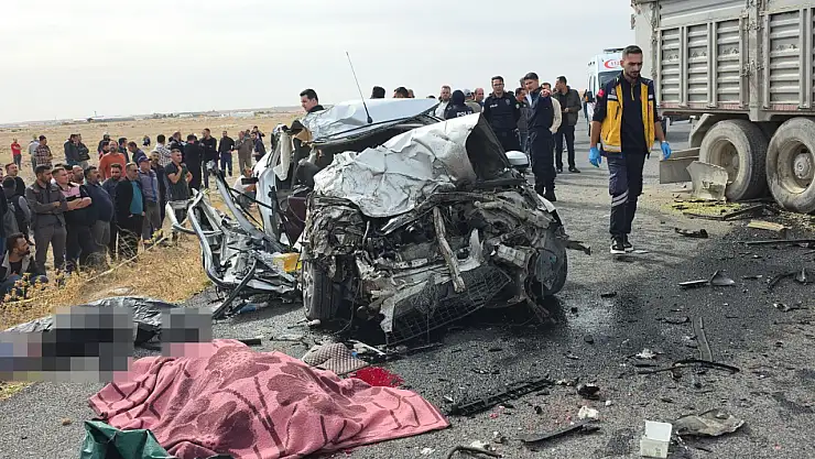 Aksaray'da feci kaza: 3 kardeş hayatını kaybetti!