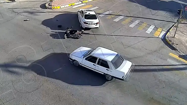 Aksaray'da yaşanan trafik kazaları KGYS kameralarında