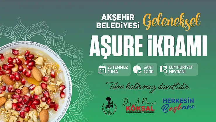 Akşehir'de Aşure Geleneği Sürüyor!