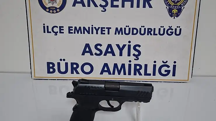 Akşehir'de havaya ateş açan şüpheli tutuklandı!