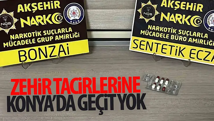 Akşehir'de parkta uyuşturucu operasyonu: 3 kişi gözaltına alındı