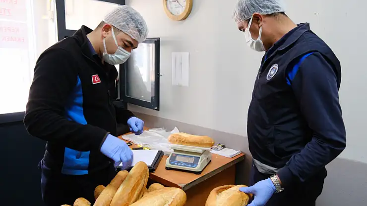 Akşehir'de zabıta ekiplerinden fırınlara sıkı denetim!