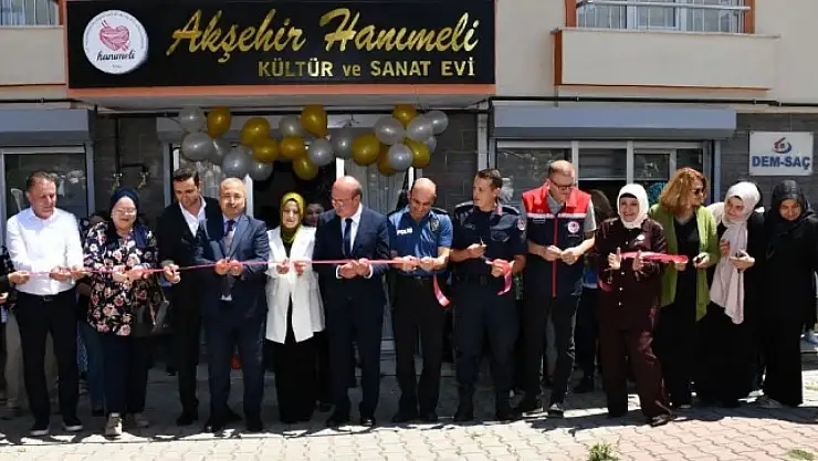 Akşehir Hanımeli Kültür ve Sanat Evi hizmete girdi