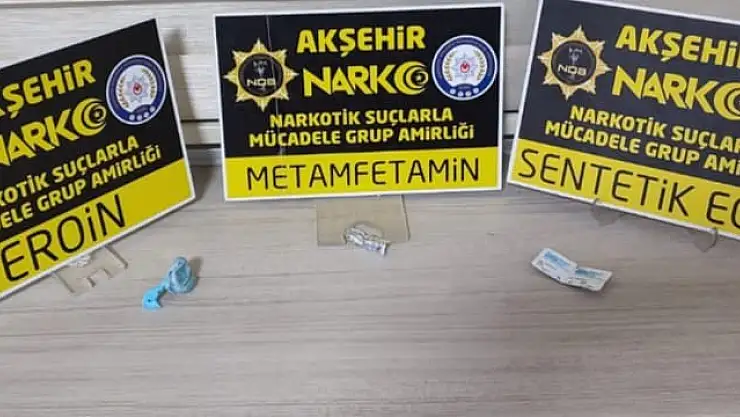 Akşehir'de uyuşturucu operasyonu: 7 gözaltı