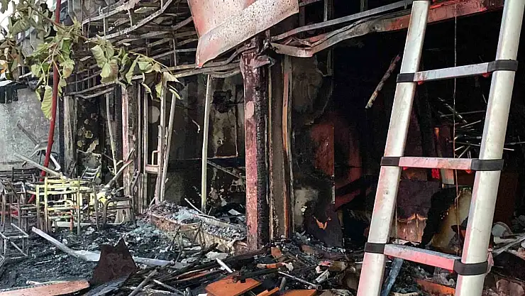 Alevlere teslim olup küle döndü