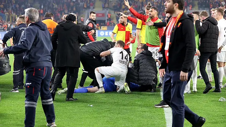 Altay kalecisi ve taraftar hastaneye kaldırıldı