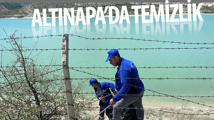 Altınapa Barajı'nda Temizlik