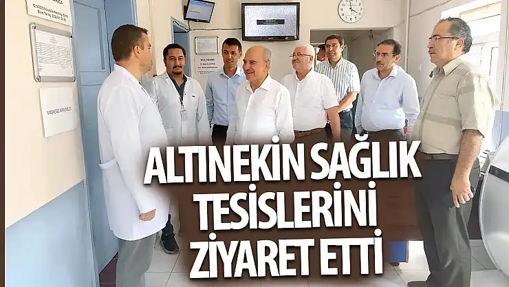 Altınekin'de Sağlık Hizmet Kalitesi Artıyor Yeni Projeler Devam Ediyor