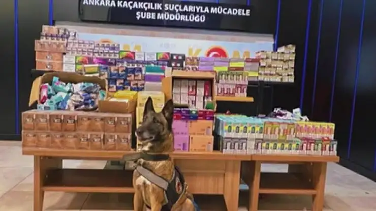 Ankara'da kaçakçılık operasyonu: Çok sayıda kaçak sigara ve tütün ürünü ele geçirildi