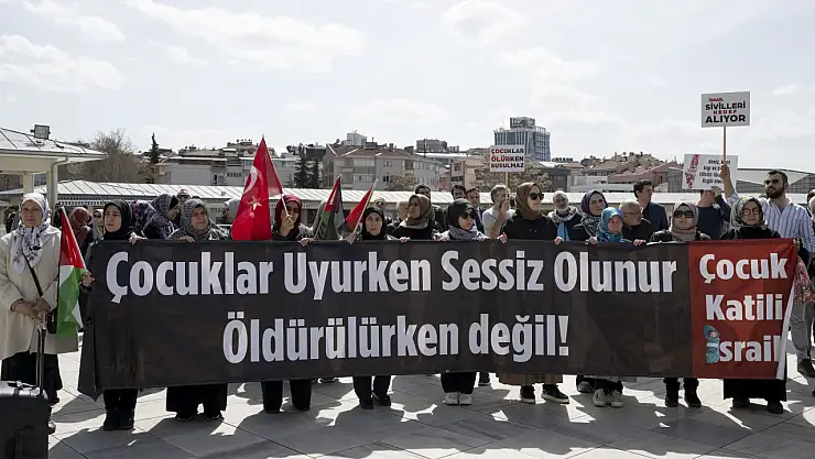 Ankaralılar Gazze için Kocatepe Cami'sinde toplandı