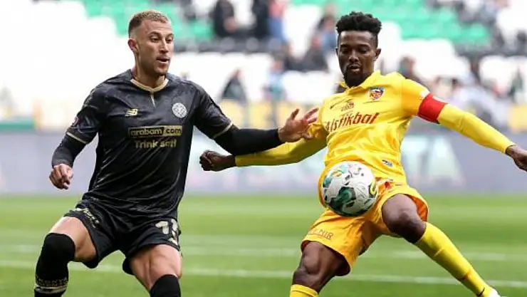 Arabam.com Konyaspor: 2 - Yukatel Kayserispor: 2 Maç özeti