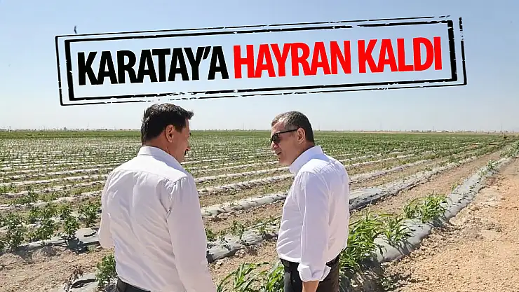 Arısoy'dan Karatay'ın bahçelerine övgü