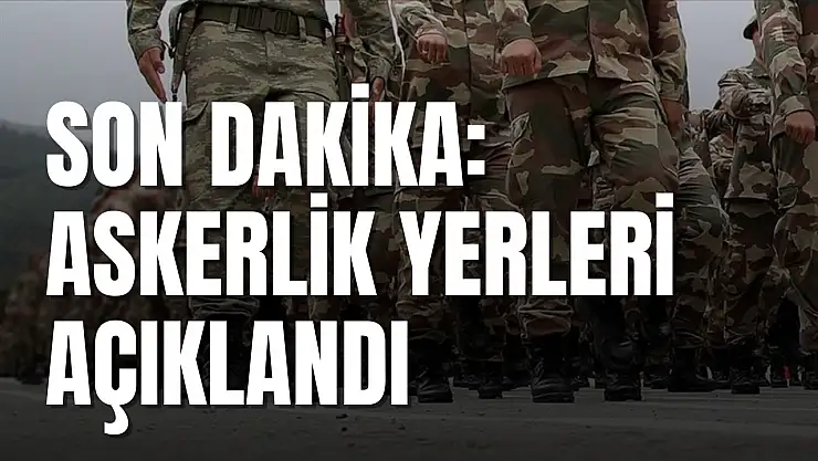 Askerlik yerleri açıklandı! Mayıs 2025 celbi sınıflandırma sonuçları e-Devlet'te: SON DAKİKA!