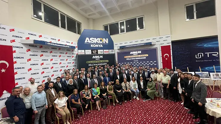 ASKON Konya Şubesi'nde Atilla Sinacı güven tazeledi