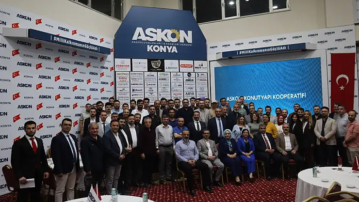 ASKON Konya Şubesi'nde yönetim ve üyeler yeni dönem hedeflerini konuştu