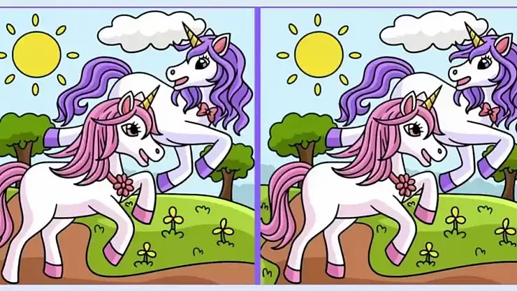 Atlar arasındaki 3 farkı bulmak dahi işi! Sadece gözleri iyi olan 15 saniyede görüyor…