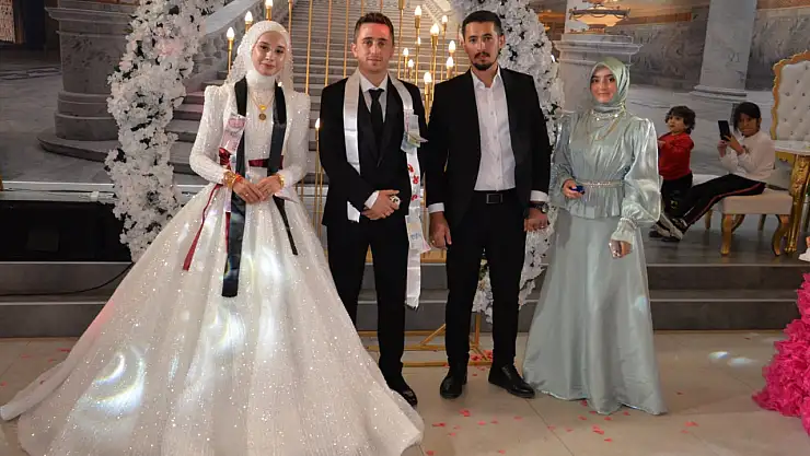 Bağcı ve Tan ailelerinin mutlu günü