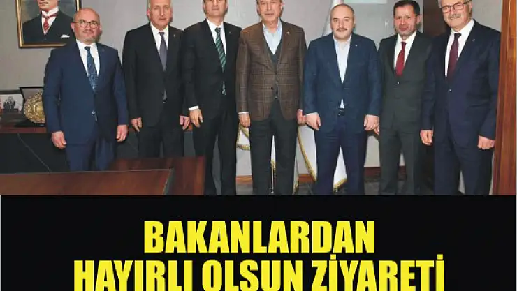 Bakanlardan, KSO Başkanı'na 'hayırlı olsun' ziyareti