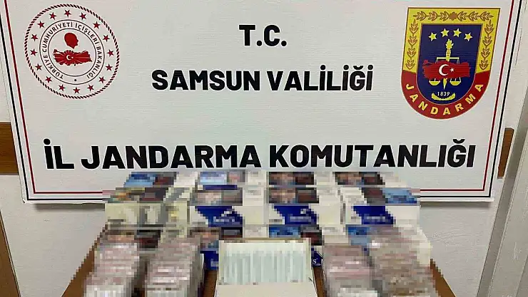 Bandrolsüz makaron ele geçirdi