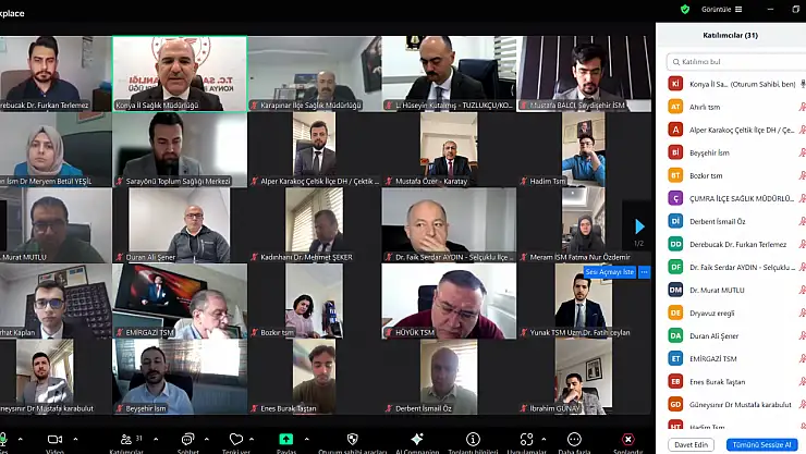 Başhekimler ve İlçe Sağlık Müdürleriyle hizmet planlaması ele alındı