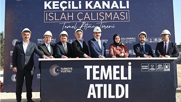 Başkan Altay, 240 Milyon Lira Maliyetle Keçili Kanalı Islah Projesi Temelini Attı