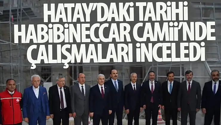 Başkan Altay, Anadolu'nun ilk camisinin restore çalışmalarını takip etti!