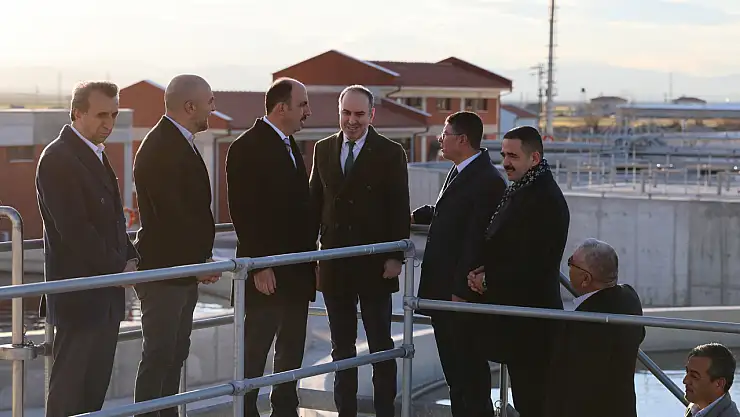 Başkan Altay, Çumra İleri Biyolojik Atıksu Arıtma Tesisi'ni inceledi