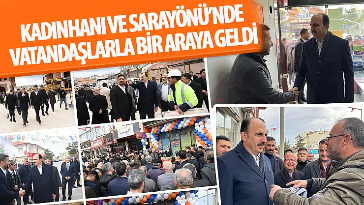 Başkan Altay, Kadınhanı ve Sarayönü İlçelerinde Vatandaşlarla Buluştu