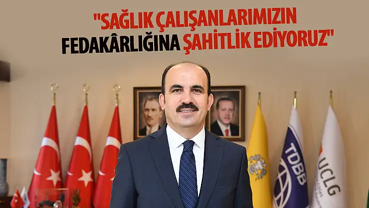 Başkan Altay: 'Sağlık Çalışanlarımızın Fedakârlığına Şahitlik Ediyoruz'