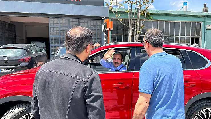 Başkan Altay sanayi esnafını ziyaret etti