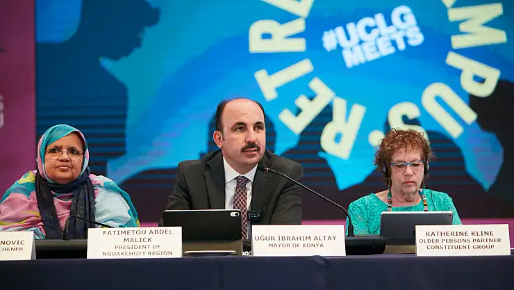 Başkan Altay, UCLG toplantısında önemli mesajlar verdi