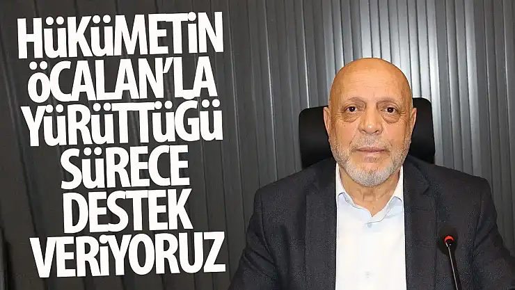 Başkan Arslan, terör örgütü PKK'nın silah bırakması için yapılan girişimlere destek verdiklerini açıkladı!
