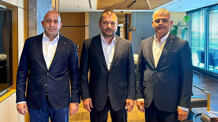 Başkan Atiker'den Ertuğrul Doğan'a hayırlı olsun ziyareti