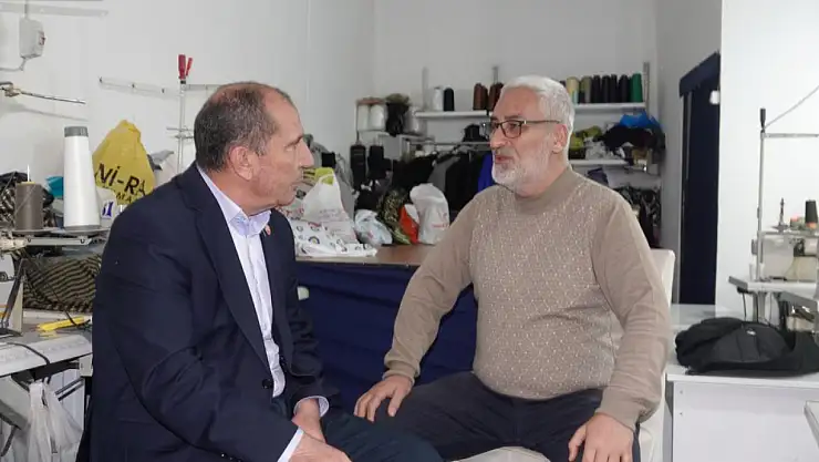 Başkan Aydın : 'Esnaf ve vatandaşlarımızla her fırsatta beraberiz'